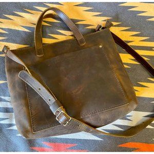 Portland Leather Medium Crossbody - Canyon